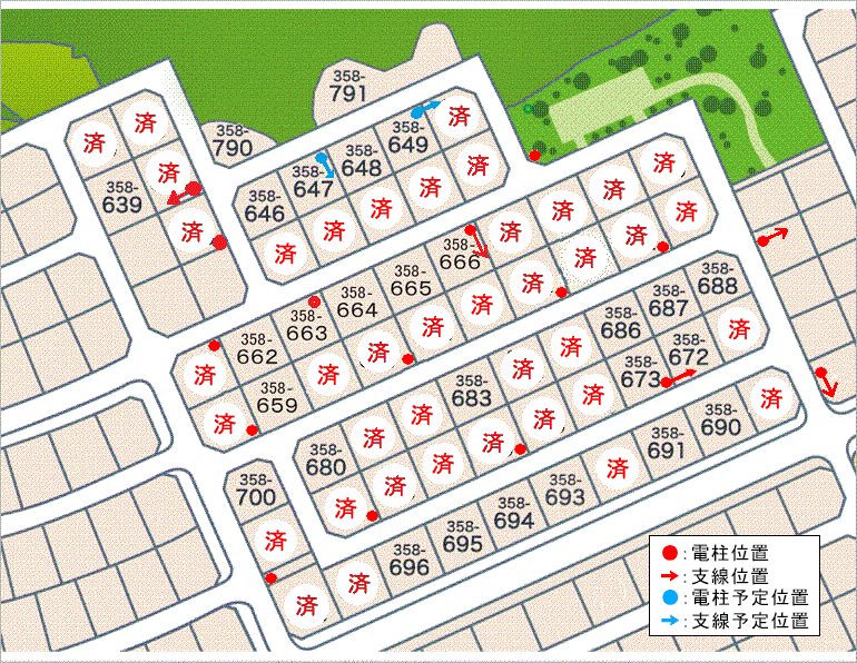 東広島市入野中山台分譲区画図13